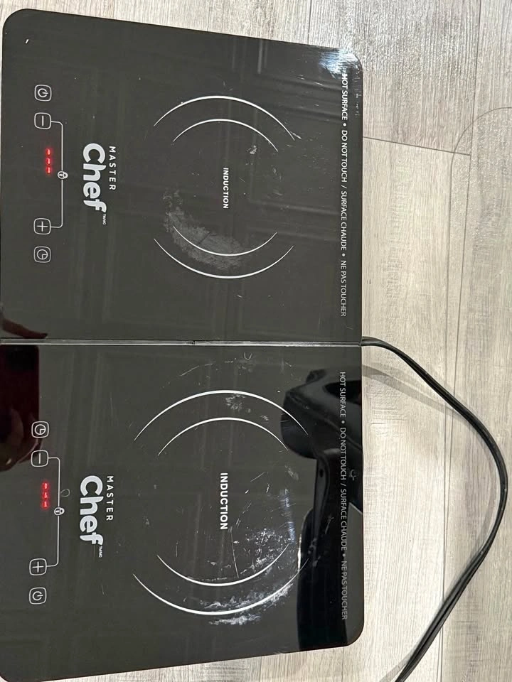 Master Chef Double Burner Cooktop