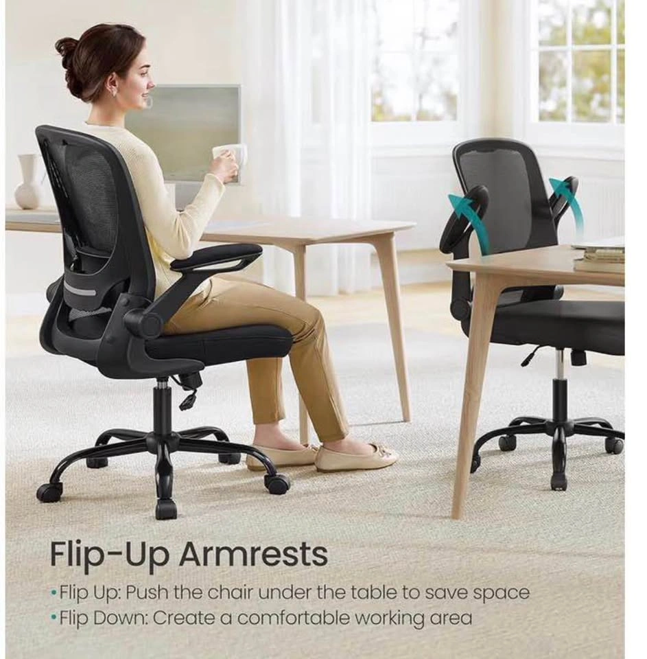 Office Chair, Mesh Swivel, Ergonomic Lumbar & Head Support - photo 5