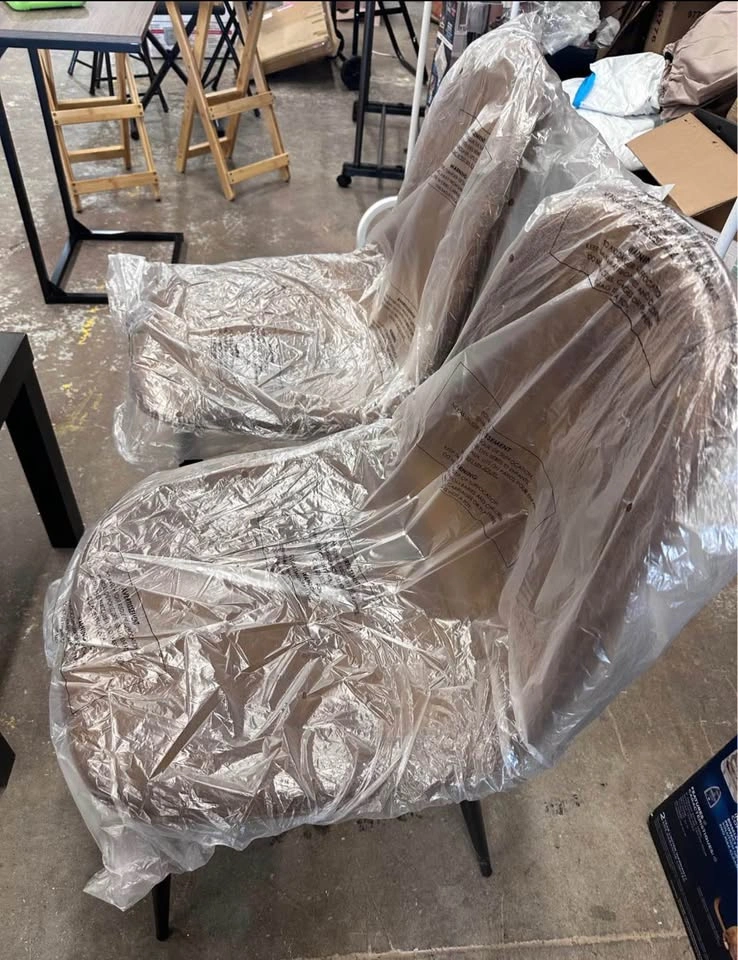 Dinning chairs set of 2 brown colour - photo 3