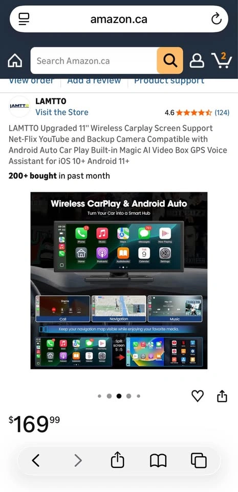 11” touch screen CarPlay - photo 2