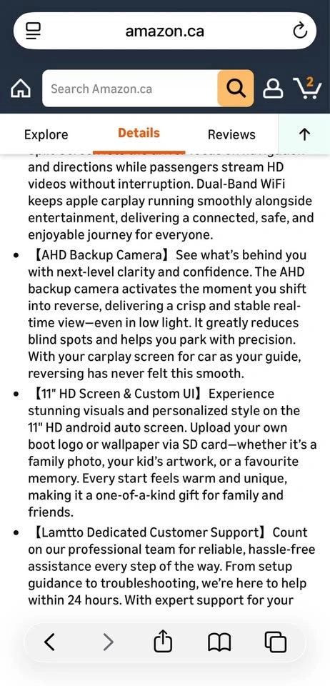 11” touch screen CarPlay - photo 4
