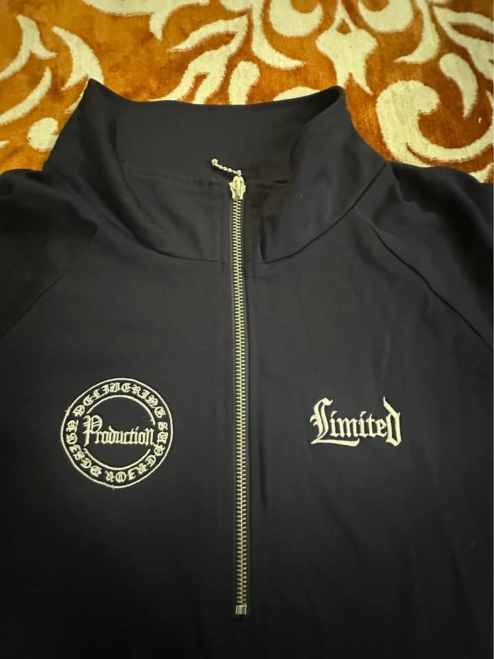 Kutir Japan Half Zip Streetwear Pullover Navy Size L - photo 2