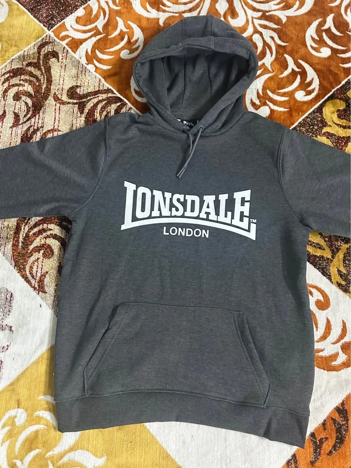 Lonsdale London Hoodie Grey Size L UK Streetwear - photo 2