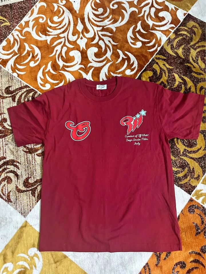 Off-White Red Scorpion Graphic Tee
