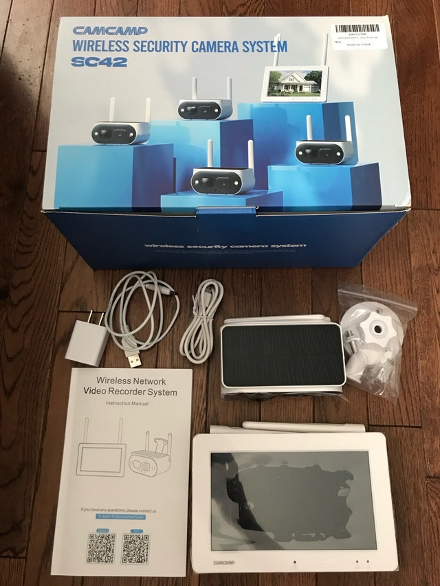 Solar security camera (one cam package)
