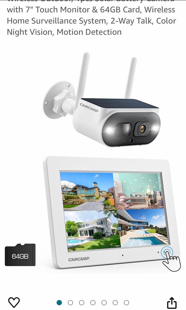 Solar security camera (one cam package) - photo 4