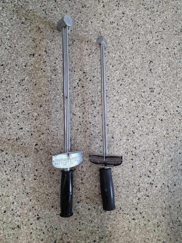 Craftsman beam-style torque wrenches