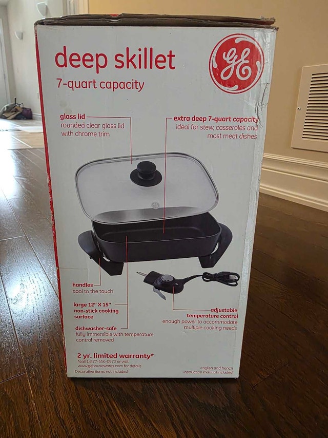GE Electric Skillet - New Never Used - photo 3