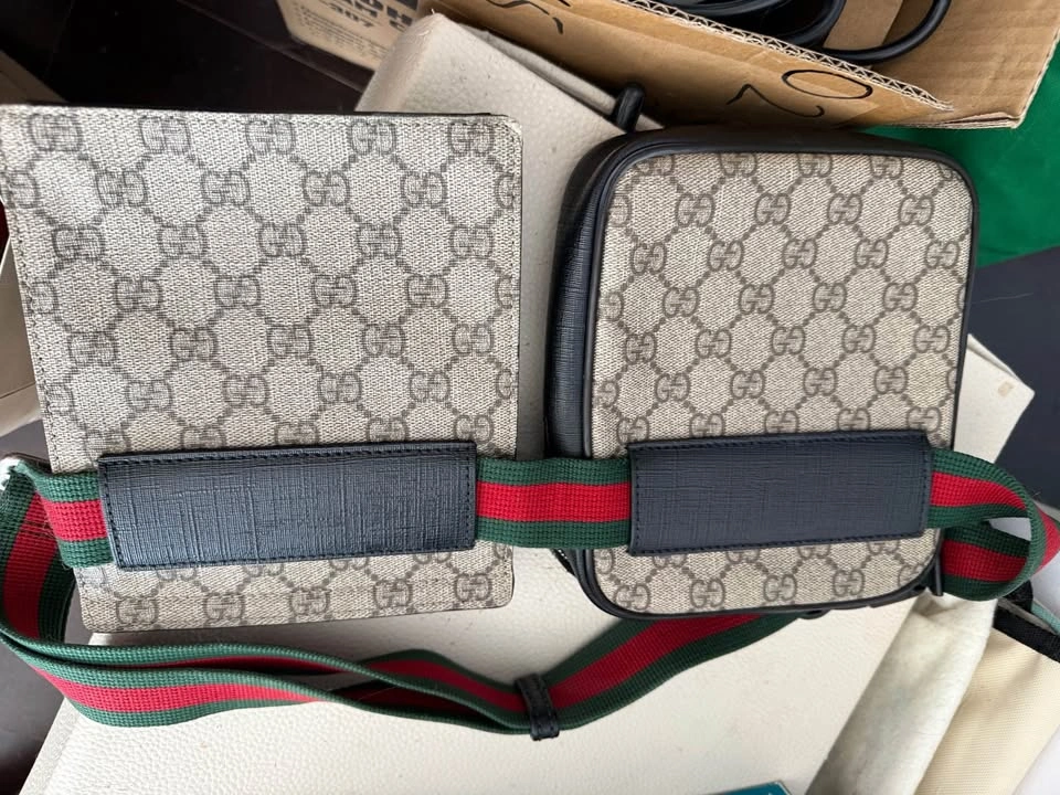 GUCCI GG Supreme Monogram Web Belt Bag - photo 2