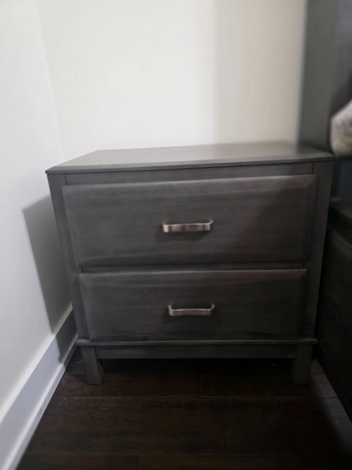 Ashley King Size Bedroom Set w/ Storage - Good Condition - photo 2