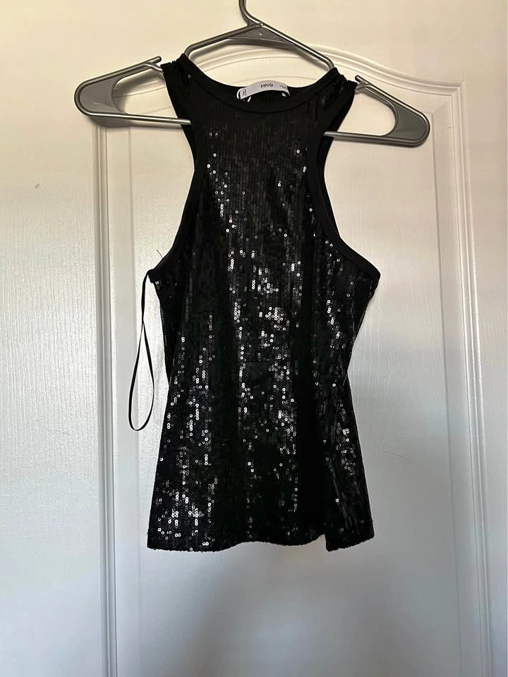 Black sparkly shirt