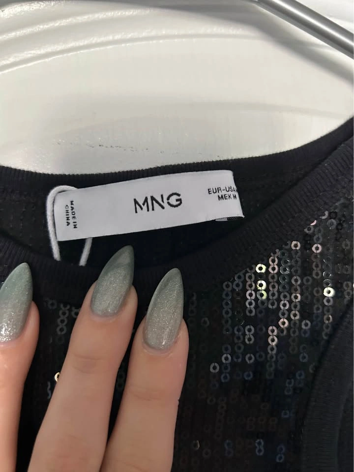 Black sparkly shirt - photo 2