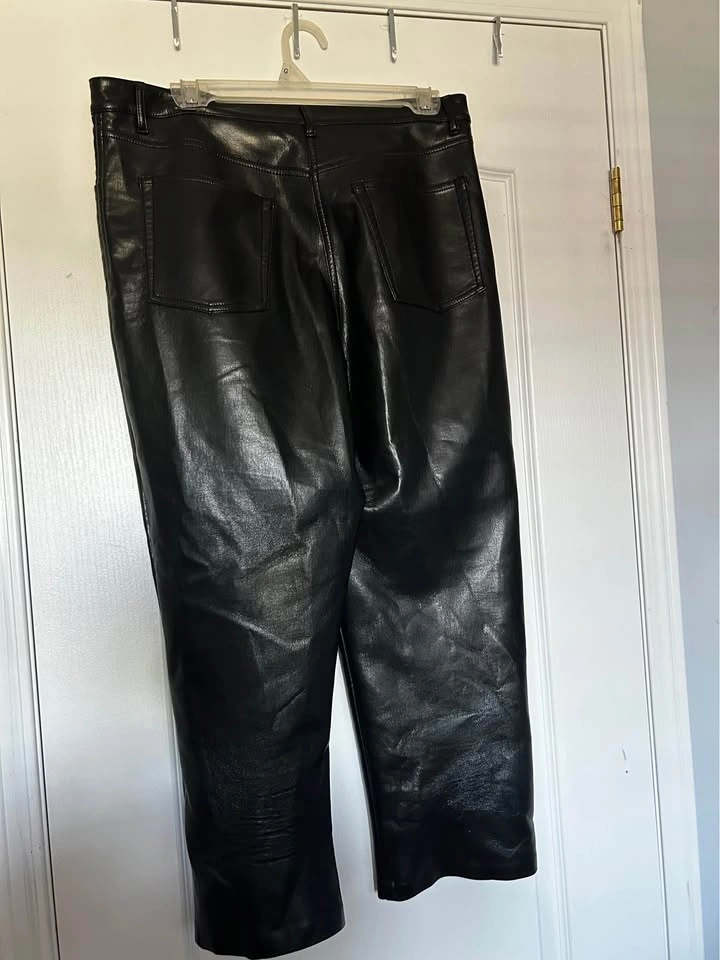 Black leather Wilfred pants - photo 2