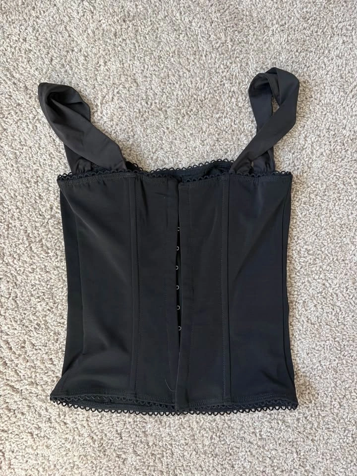 Edikted Corset Top in Black - photo 3