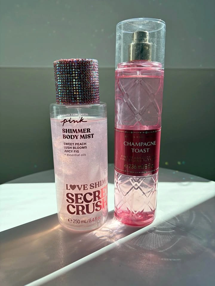 Victoria Secret Pink and Bath and Body Works Body mists