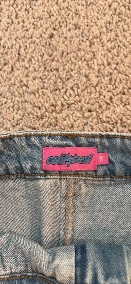 Edikted Denim Skirt with Built in shorts - photo 3