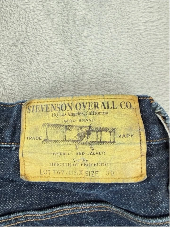 Stevenson Overall Co Men Sz 30x31 Lot 767-OSX Green Selvedge - photo 4