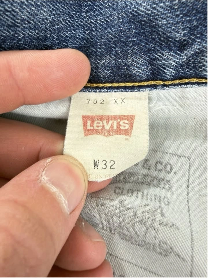 VTG Levi's 702XX Men's 31x32 Red Selvedge Big E Made in Japan - photo 2