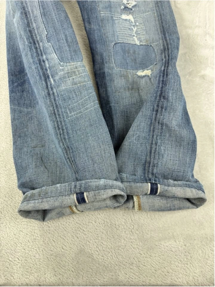 RRL Double RL 1936 Buckle Back Selvedge Jeans - 30x28 - photo 2