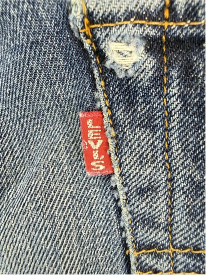 VTG Levi's 201xx Men's Sz 32x28 Selvedge Buckle Back 555 - photo 4