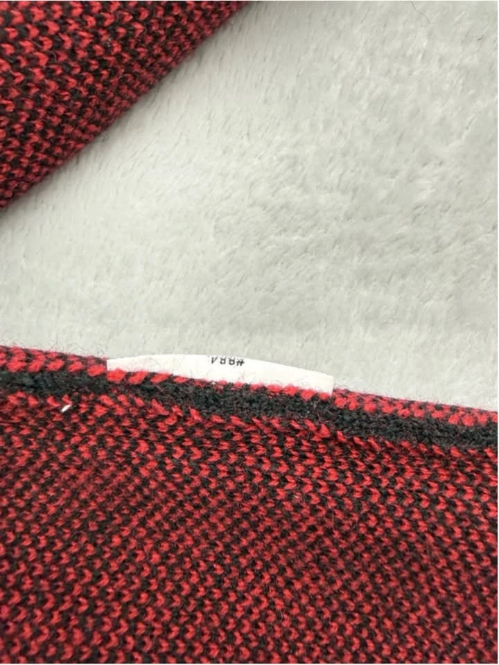 Chrome Hearts Men XL 100% Cashmere Sweater Red Leather - photo 3