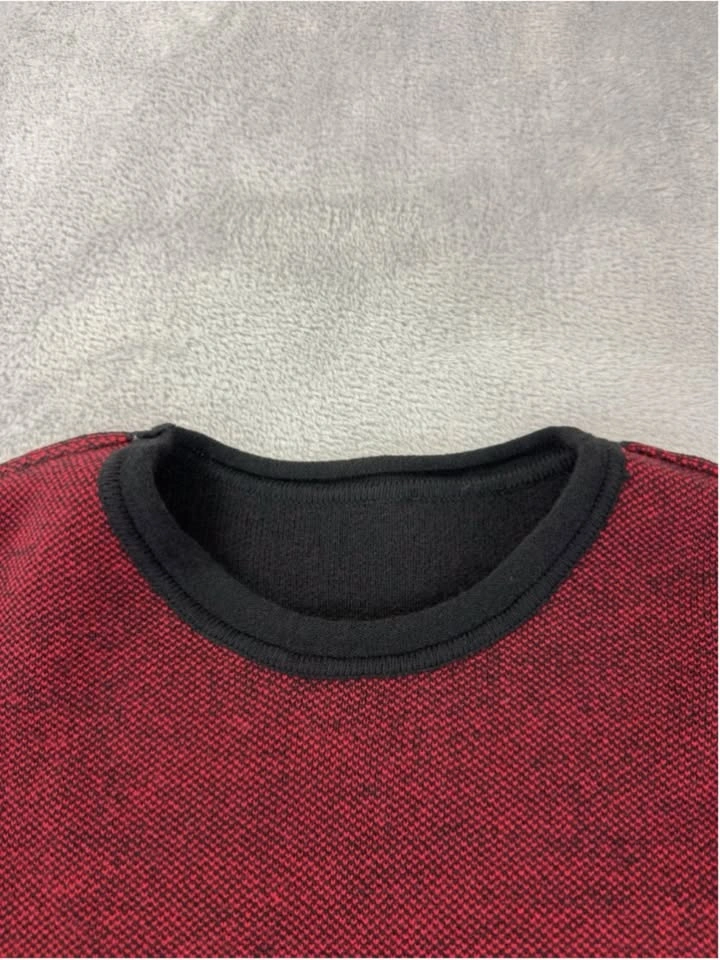 Chrome Hearts Men XL 100% Cashmere Sweater Red Leather - photo 5