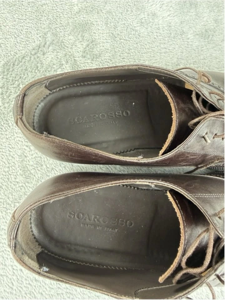 Scarosso Men's Silvio Brown Oxford Shoes - Size 9.5 US - photo 4