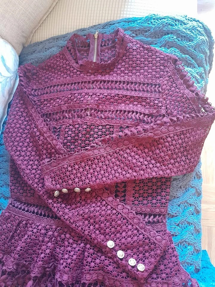 Women's Lace with Long sleeve Dress XS - photo 2