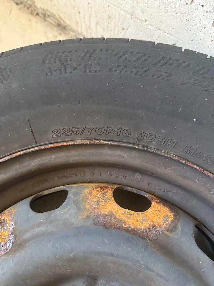 Bridgestone Ecopia H/L 422 Plus 225/70R16 4 tires with rims - photo 2