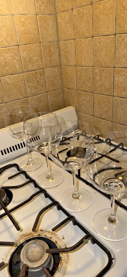 4 Crate & Barrel Wine Glasses