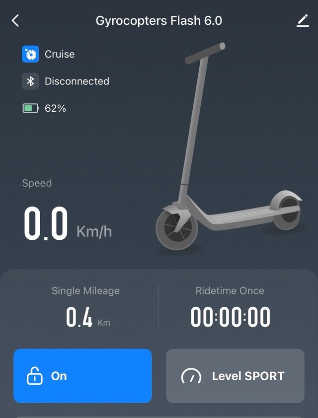 Gyrocopters Flash 6.0 Electric Scooter (Basically Brand New) - photo 2