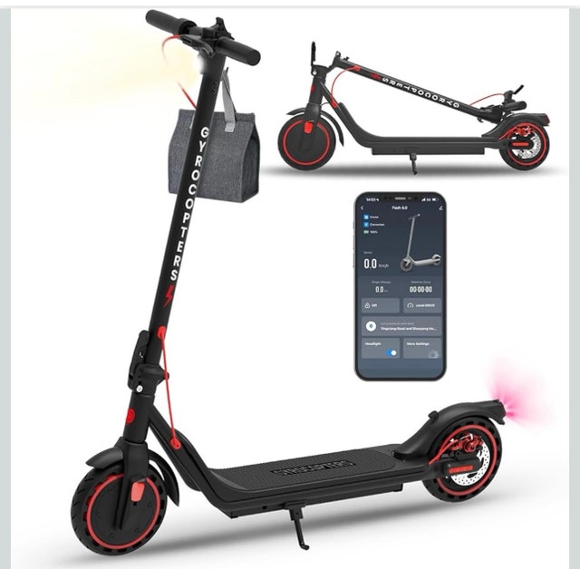 Gyrocopters Flash 6.0 Electric Scooter (Basically Brand New) - photo 4