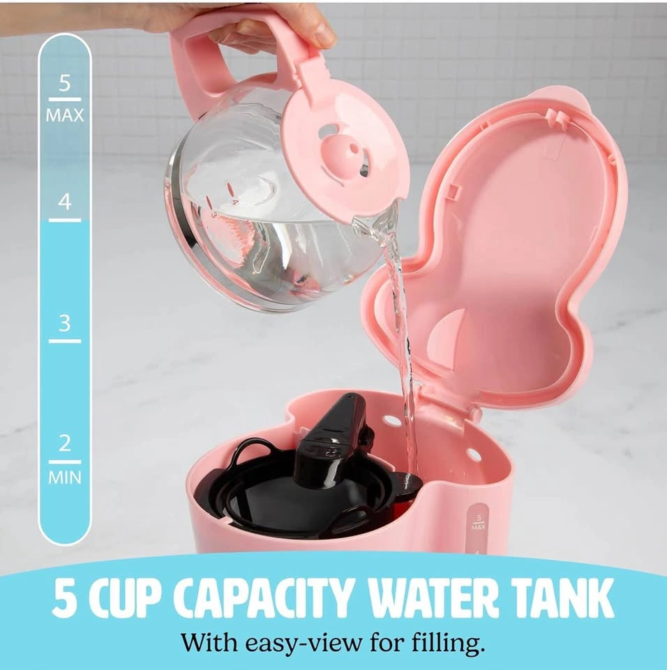 5-Cup Coffee Maker with Auto Pause & Pour (Pink) - photo 5