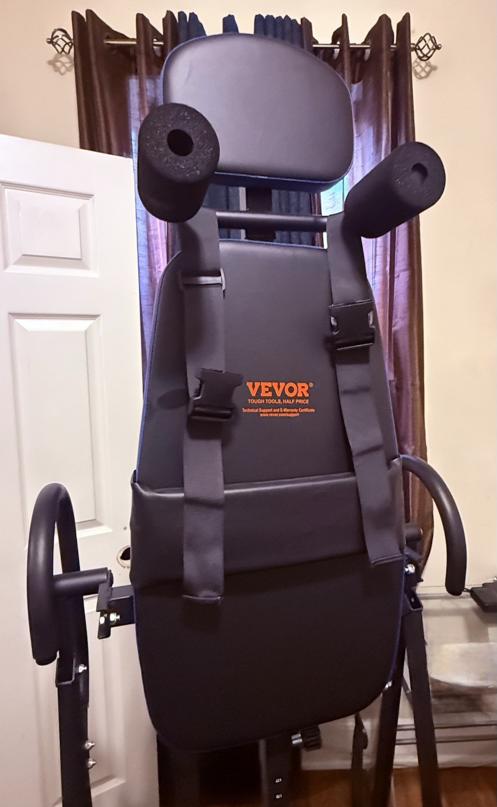 VEVOR Foldable Inversion Table, Blue/Black, Home Gym Training fo - photo 4