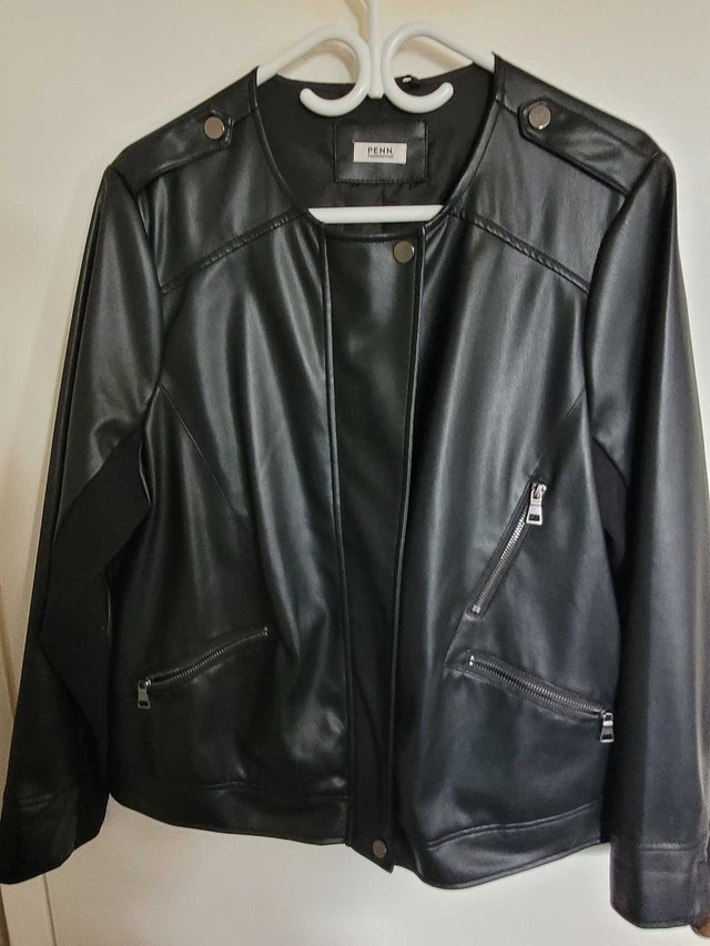 Penn Faux Leather Jacket