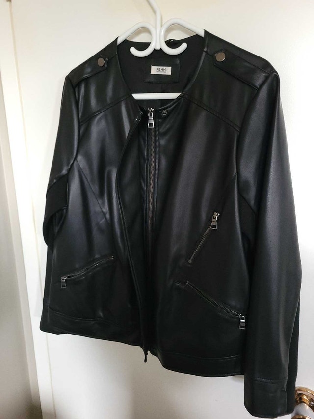 Penn Faux Leather Jacket - photo 4