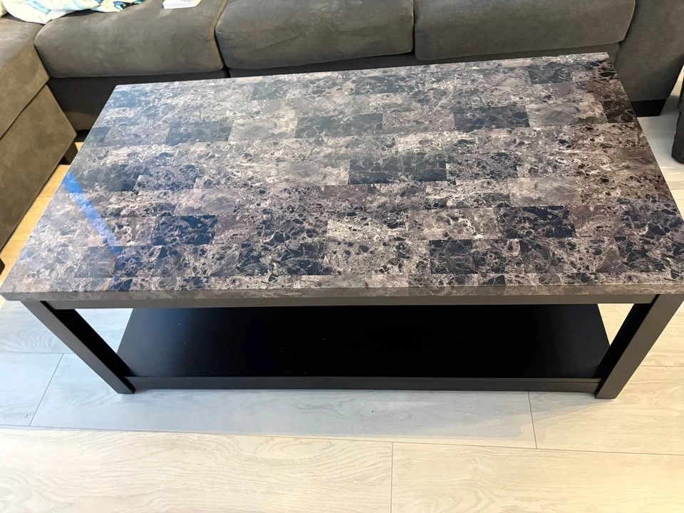 Faux Marble Lift-Top Coffee Table - photo 3