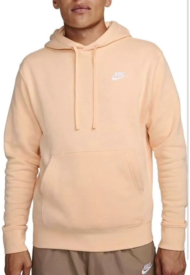 Nike men’s pullover hoodie, ice peach thumbnail