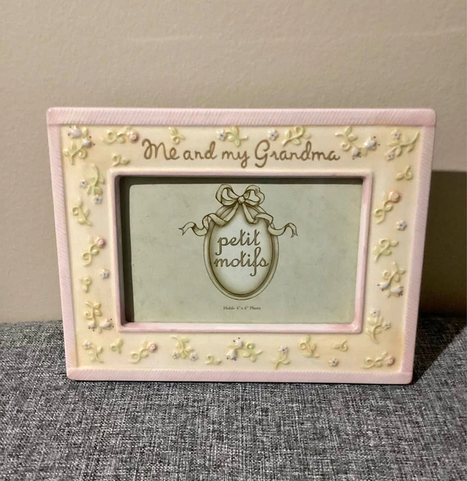 Me and my grandma 4x6 photo frame