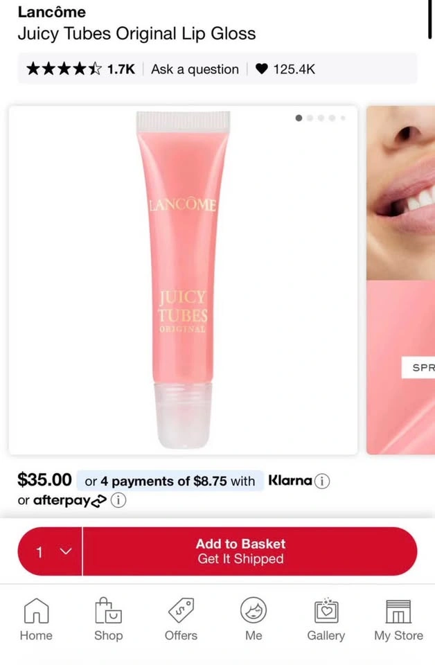 Lancôme Juicy Tubes Original Lip Gloss (02 Spring Fling) - photo 3