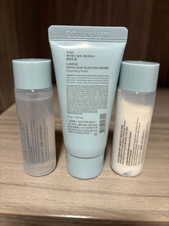 LANEIGE Water Bank Blue Hyaluronic Skincare Mini Set - photo 3