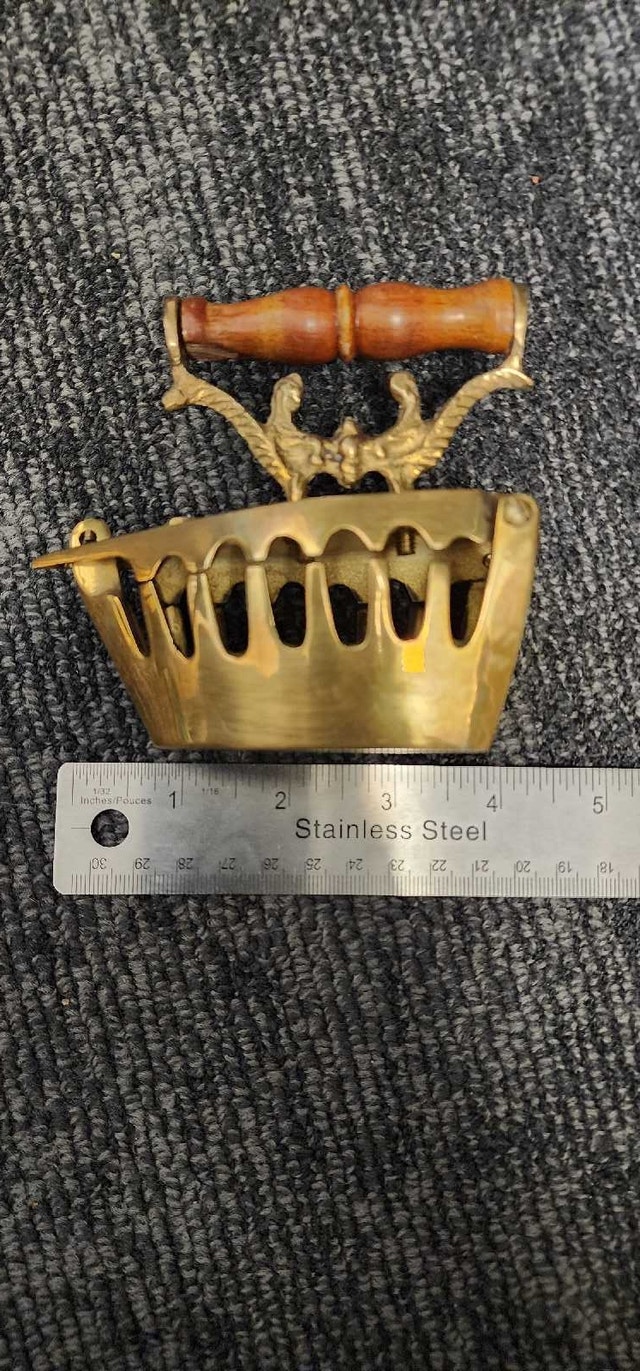 Vintage Brass Sad Iron - photo 2