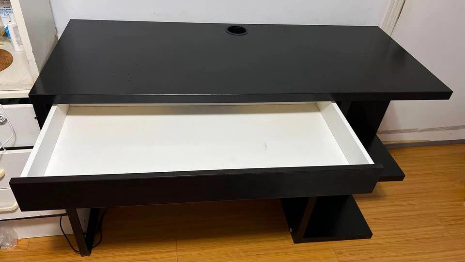 IKEA MICKE Desk (Moving Sale!) – Open Storage Edition - photo 2