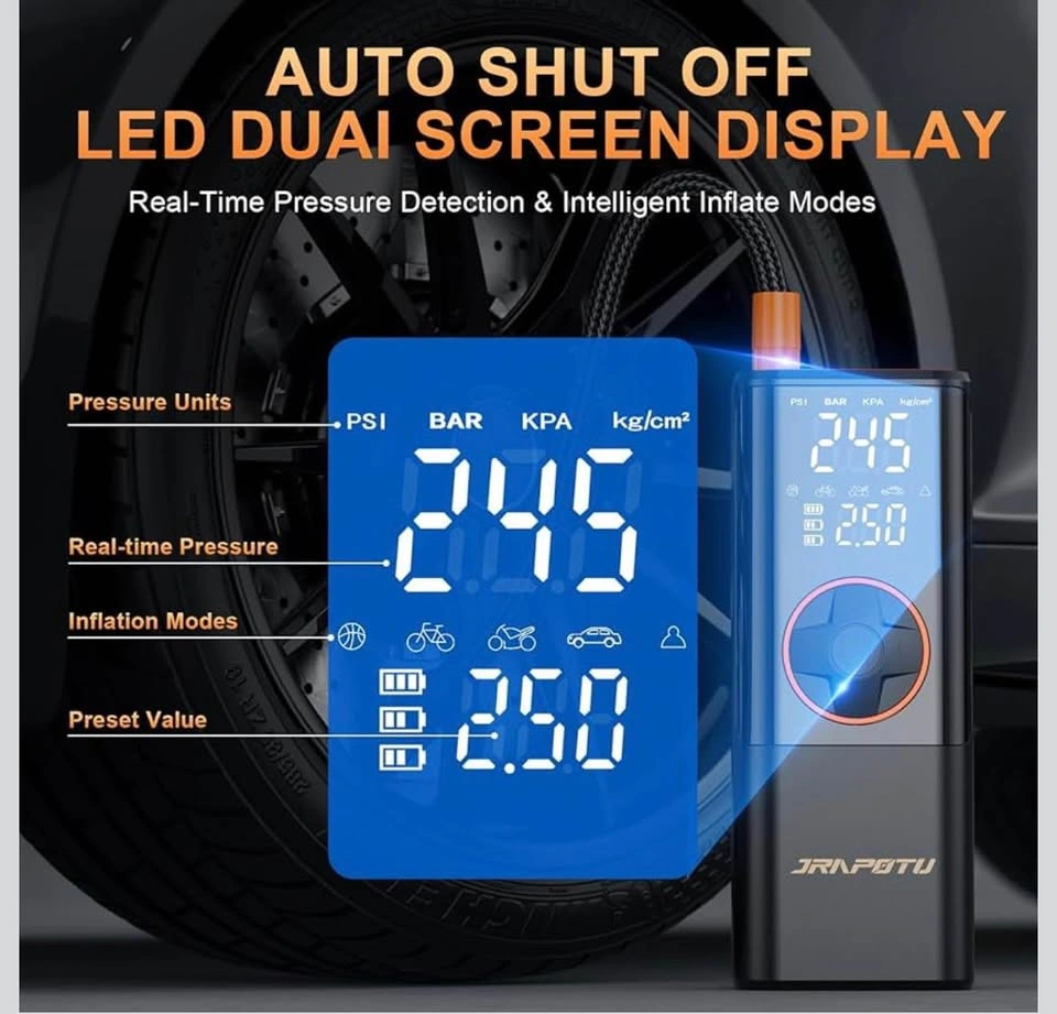 150PSI Tire Inflator Portable Air Compressor - photo 4