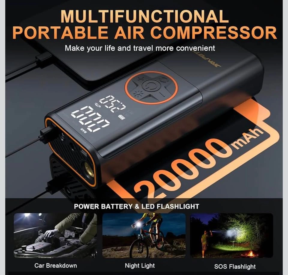 150PSI Tire Inflator Portable Air Compressor - photo 5