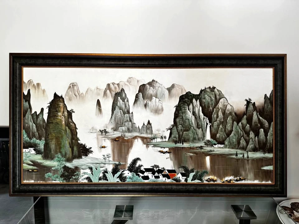 Oil Landscape Painting on Linen Canvas