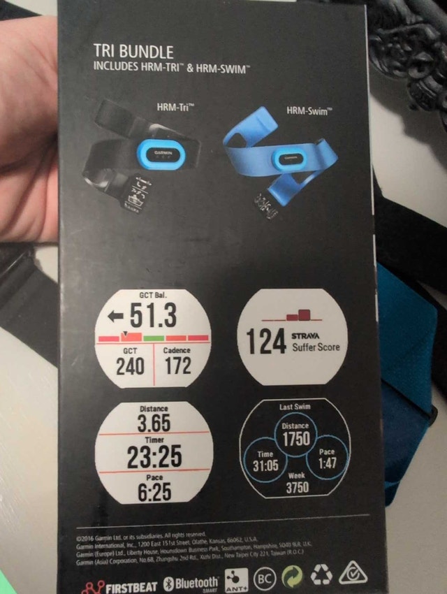 Garmin triathlon and swim heart rate monitor - photo 2
