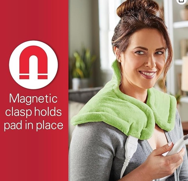 Sunbeam Renue Heat Wrap, Tension Relief Electric Heating Pad - photo 2