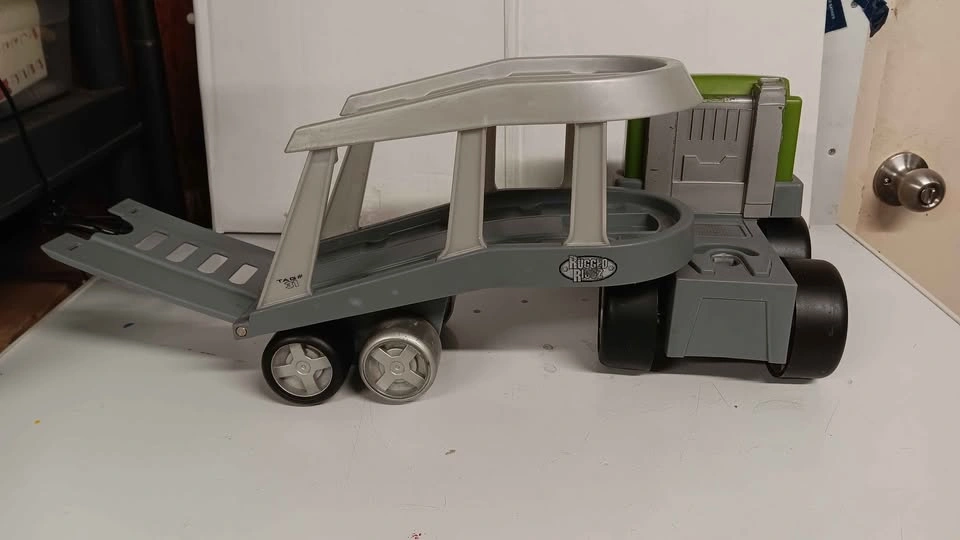 Hawkeye Rugged Truckz Car Carrier Toy Truck - photo 4
