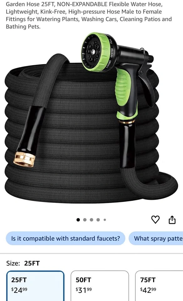 25FT Garden Hose